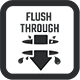 flush through icon